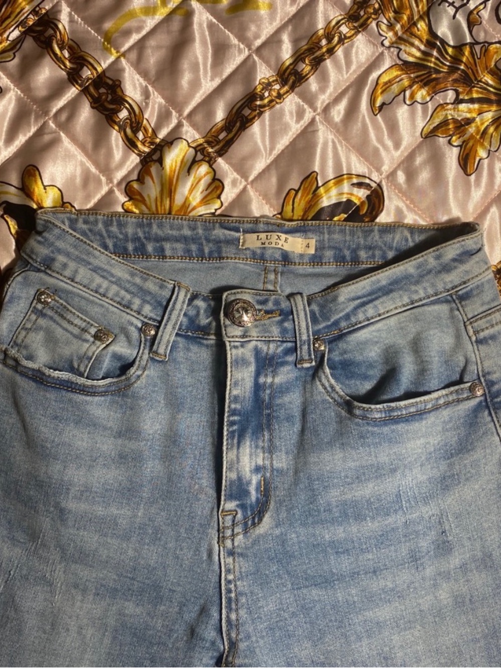 Moda Luxe Light Blue High-Rise Women’s Jeans